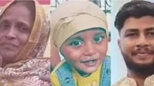 വാഹനാപകടം;  കുഞ്ഞടക്കം ഒരു കുടുംബത്തിലെ മൂന്ന് പേര്‍ മരിച്ചു