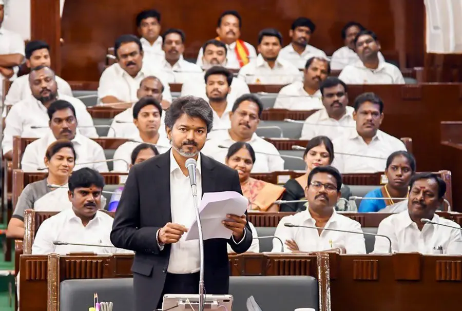 തമിഴ്‌നാട് നിയമസഭ : വിശ്വാസ വോട്ടെടുപ്പിൽ വിജയ്  സർക്കാരിന് വൻ വിജയം 