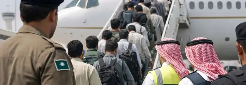 ഒരാഴ്ചക്കുള്ളില് നാടുകടത്തിയത് 9,800 പ്രവാസികളെ: പരിശോധന കടുപ്പിച്ച് സൗദി