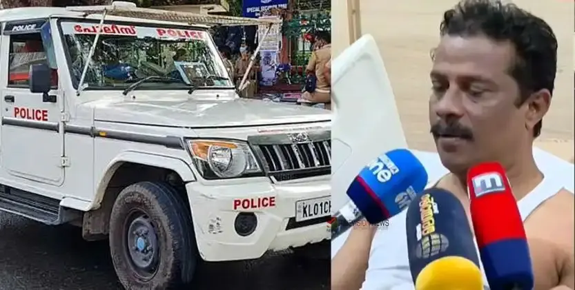 തട്ടുകടയില്‍ വച്ച്‌ കോണ്‍ഗ്രസ് നേതാവിന് പൊലീസുകാരുടെ ക്രൂര മർദനം 