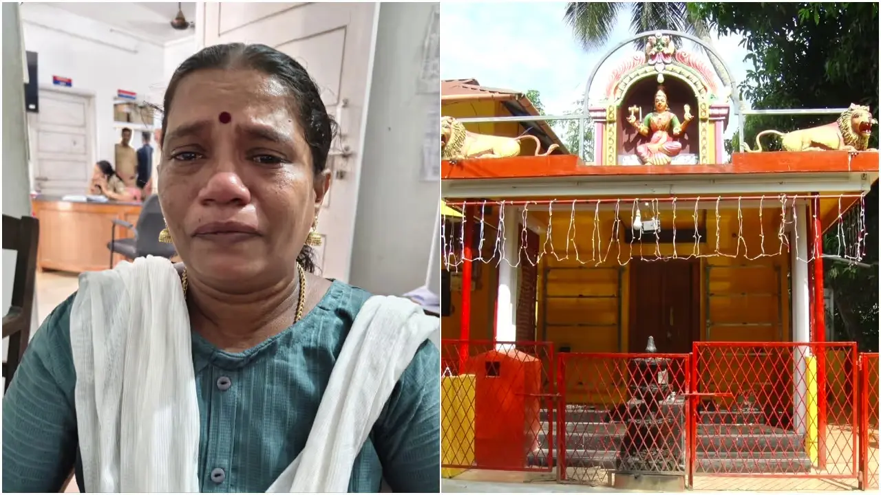 നെന്മാറ മാരിയമ്മൻ ക്ഷേത്രത്തിലെ മോഷണം : ബിജെപി സ്ഥനാർത്ഥി പിടിയിൽ 