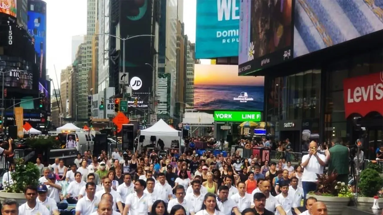 PM Modi’s Yoga Guru to lead Times Square Yoga Day event