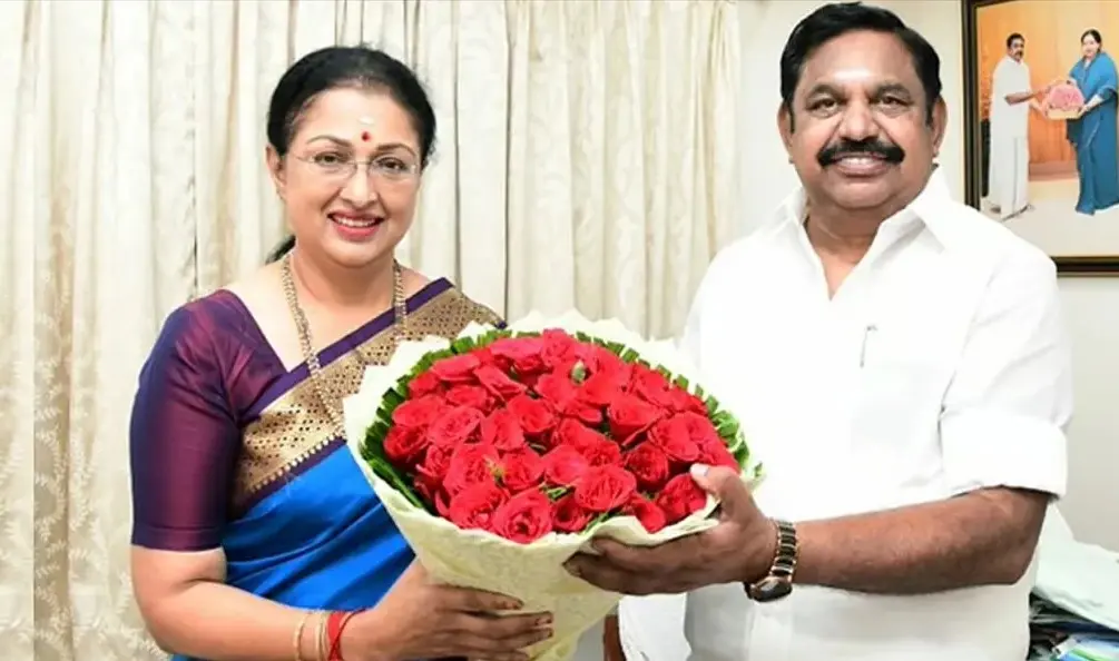 നടി ഗൗതമി എഐഎഡിഎംകെ യിൽനിന്ന് രാജിവെച്ചു