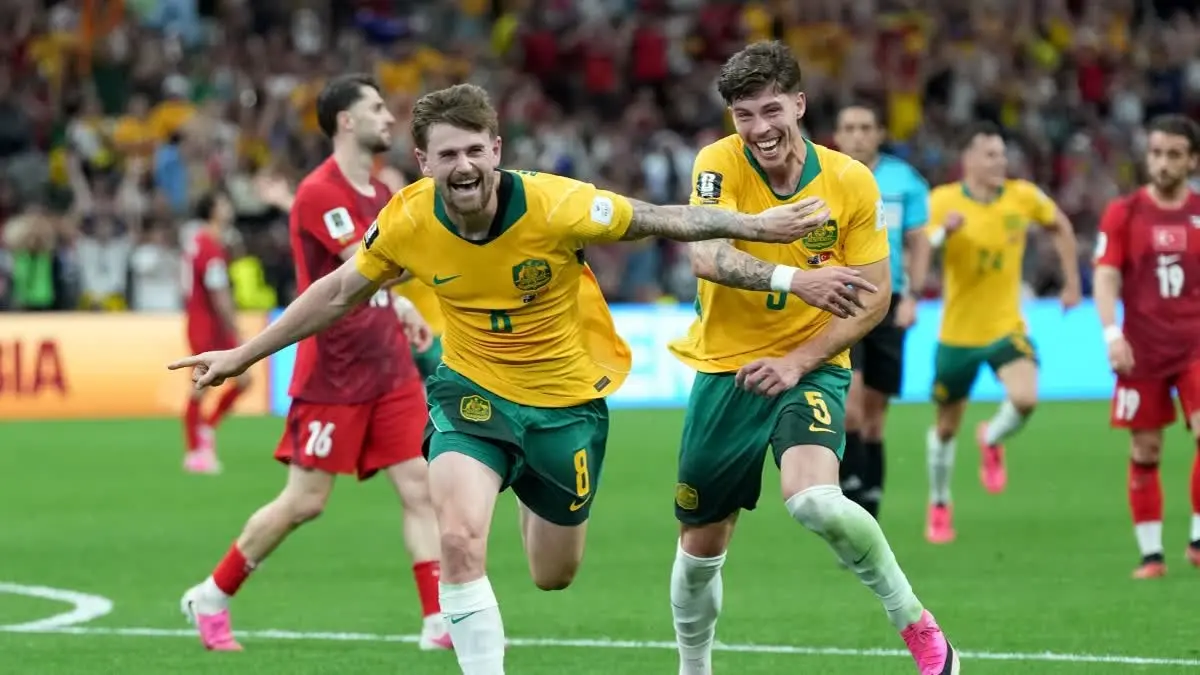 FIFA WORLD CUP 2026: ഗ്രൂപ്പ്ഡി മത്സരത്തിൽ ഓസ്ട്രേലിയ തുർക്കിക്കെതിരെ 2-0 ന് വിജയിച്ചു