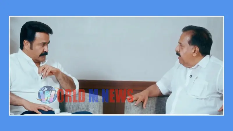 'ഓപ്പറേഷൻ തൂഫാൻ വാരിയർ ' ആയി മോഹൻലാൽ; ബാഡ്ജ് കൈമാറി രമേശ് ചെന്നിത്തല