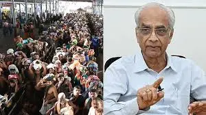 ശബരിമല : തിരക്ക് നിയന്ത്രിക്കുന്നതിനായി എഐ അധിഷ്ഠിത സംവിധാനങ്ങൾ ഉപയോഗിക്കുമെന്ന് കെ.ജയകുമാർ  