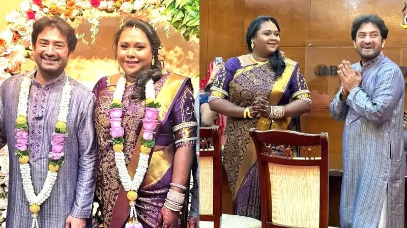 നടനും നൃത്തസംവിധായകനുമായ അരവിന്ദ് ആകാശ് വിവാഹിതനായി