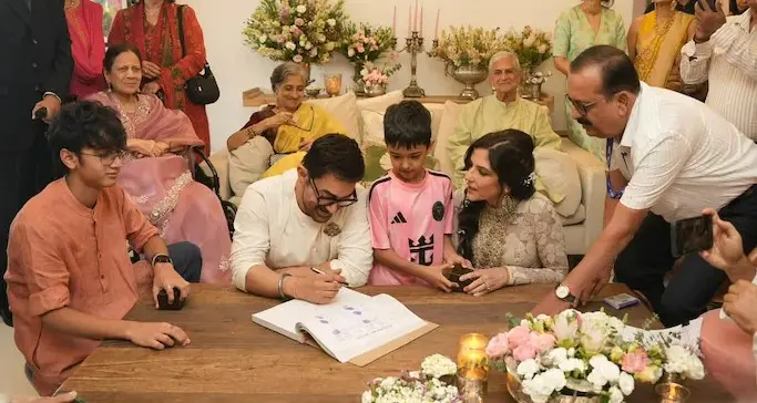 നടൻ ആമിർ ഖാൻ വീണ്ടും വിവാഹിതനായി; പ്രിയതമ ഗൗരി