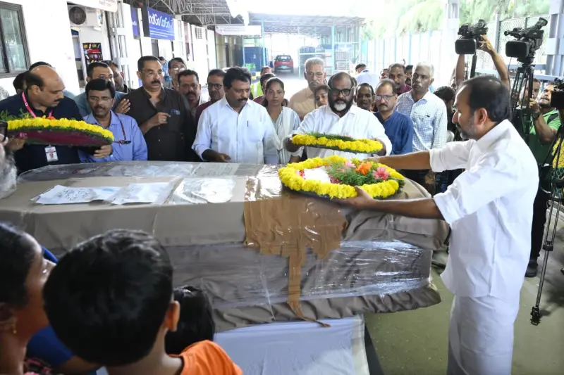 വിയറ്റ്നാം ബോട്ട് അപകടം: കൊട്ടാരക്കര സ്വദേശികളുടെ മൃതദേഹങ്ങൾ നാട്ടിലെത്തി,സംസ്ക്കാരം നാളെ