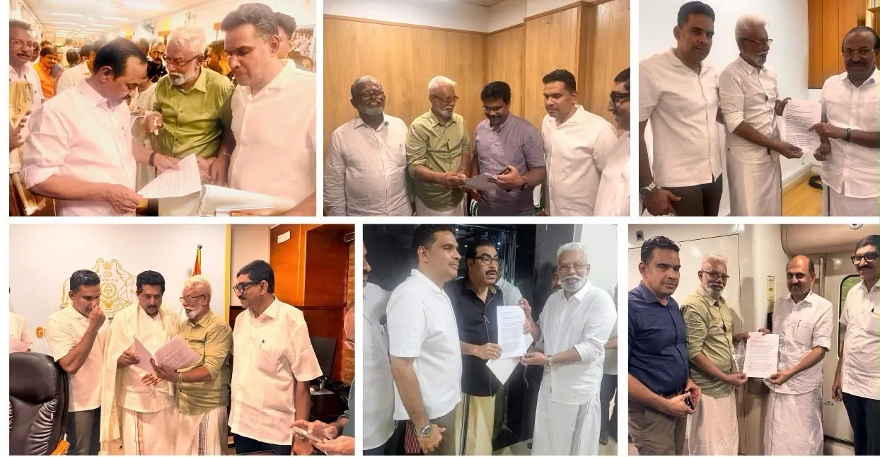 പ്രവാസികൾക്കായി സമഗ്ര പുനരധിവാസ പദ്ധതി നടപ്പാക്കണമെന്ന് AIKMCC : മുഖ്യമന്ത്രിയേയും മന്ത്രിമാരേയും കണ്ടു