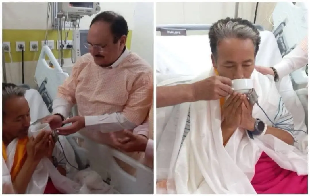 കേന്ദ്രം ഉറപ്പു നൽകി : 26 ദിവസം നീണ്ട നിരാഹാര സമരം അവസാനിപ്പിച്ച് സോനം വാങ്ചുക്