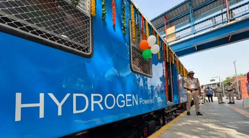 5 ദിവസത്തിൽ 900 കിലോമീറ്റർ പിന്നിട്ട് രാജ്യത്തെ ആദ്യ ഹൈഡ്രജൻ ട്രെയിൻ