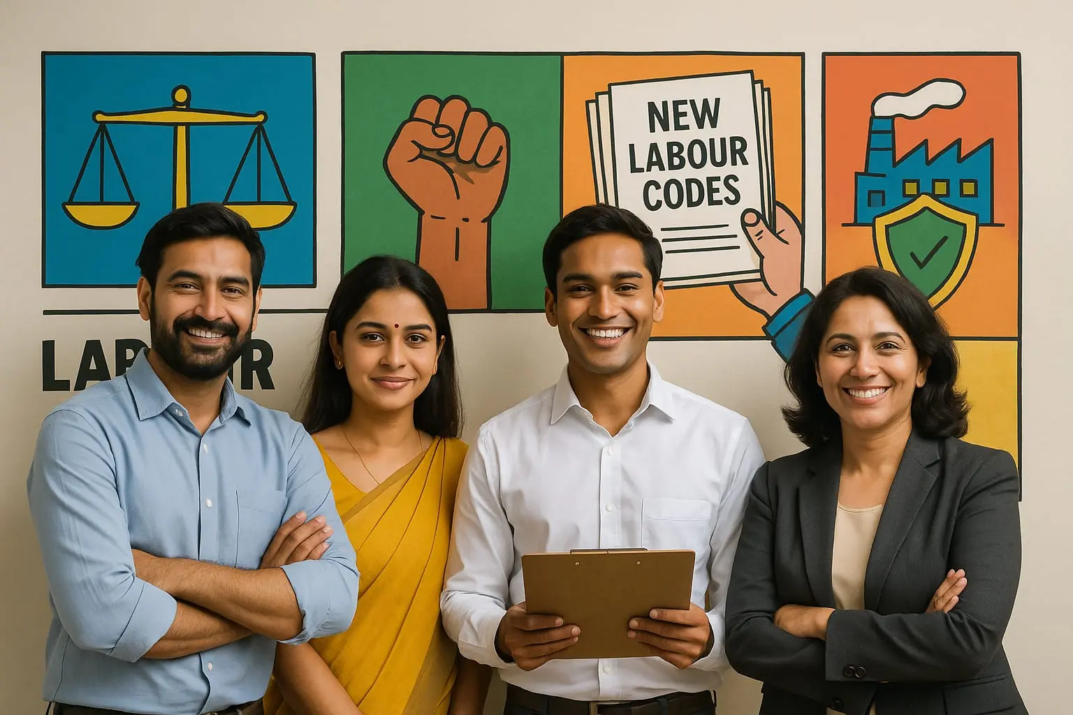 ഇരുപത്തൊമ്പത് തൊഴിൽനിയമങ്ങൾ ഇല്ലാതായി; നാല് പുതിയ തൊഴിൽ കോഡുകൾ രാജ്യത്ത് പ്രാബല്യത്തിൽ; എല്ലാ സ്ഥാപനങ്ങളും പുതിയ നിയമത്തിന്റെ പിടിയിൽ