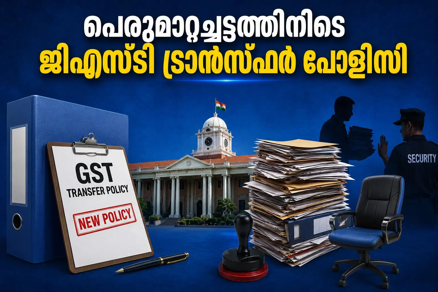 പെരുമാറ്റച്ചട്ടത്തിനിടെ ജിഎസ്‌ടി ട്രാൻസ്ഫർ പോളിസി; “സെൻസിറ്റീവ് പോസ്റ്റുകൾ” ചുറ്റിപ്പറ്റി കടുത്ത വിവാദം : ഇന്റലിജൻസ്–എൻഫോഴ്‌സ്‌മെന്റ് വിഭാഗങ്ങളിൽ വൻ പുനഃക്രമീകരണ സാധ്യത