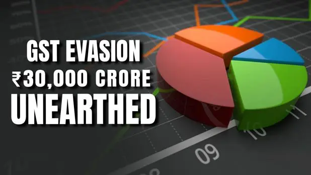 രാജ്യ വ്യാപകമായി നടത്തിയ പരിശോധനയില്‍ ജിഎസ്ടിയില്‍ 30,000 കോടി രൂപയുടെ നികുതി വെട്ടിപ്പ് കണ്ടെത്തി; പാൻ കാര്‍ഡുകളും ആധാര്‍ കാര്‍ഡുകളും ഉപയോഗിച്ചാണ് തട്ടിപ്പ് നടത്തിയിരിക്കുന്നത്.   