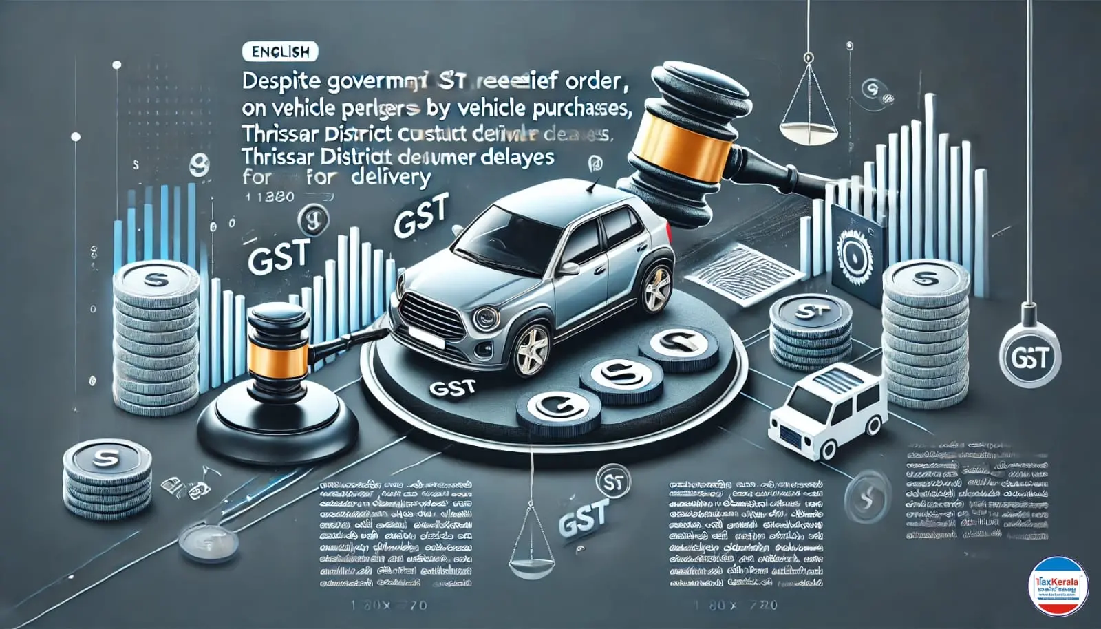 ജി.എസ്.ടിയില്‍ ഇളവ് അനുവദിച്ച കാര്‍ കൈമാറുന്നതിന് കാലതാമസം - വാഹന വ്യാപാരിക്ക് പിഴ ചുമത്തി ഉപഭോക്തൃ കോടതി