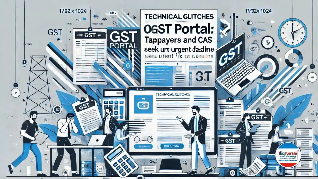ജി.എസ്.ടി. പോർട്ടലിലെ സാങ്കേതിക പിഴവുകൾ: നികുതി റിട്ടേൺ ഫയൽ ചെയ്യാനാകാതെ നികുതിദായകർ നിരാശയിൽ