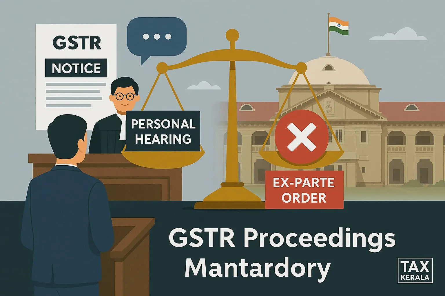 ആലഹബാദ് ഹൈക്കോടതി വിധി: GSTR നടപടിയിൽ വ്യക്തിപരമായ വാദം നിർബന്ധം