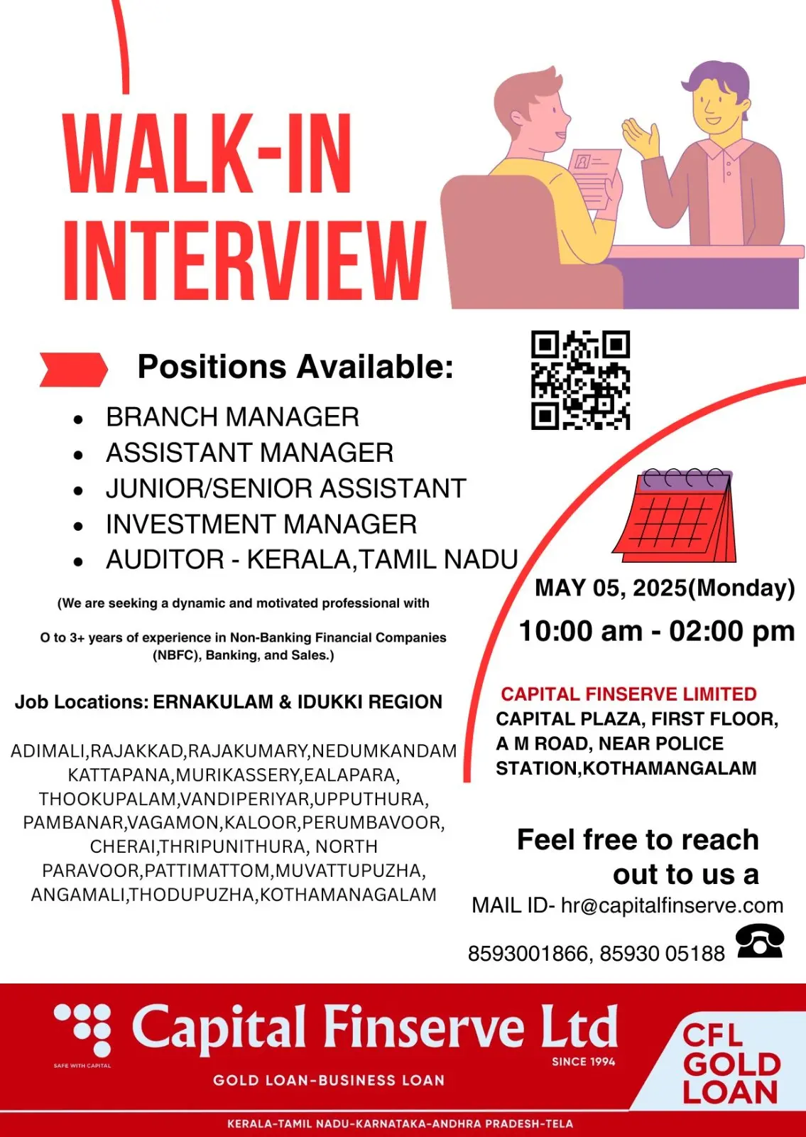 WALK IN INTERVIEW