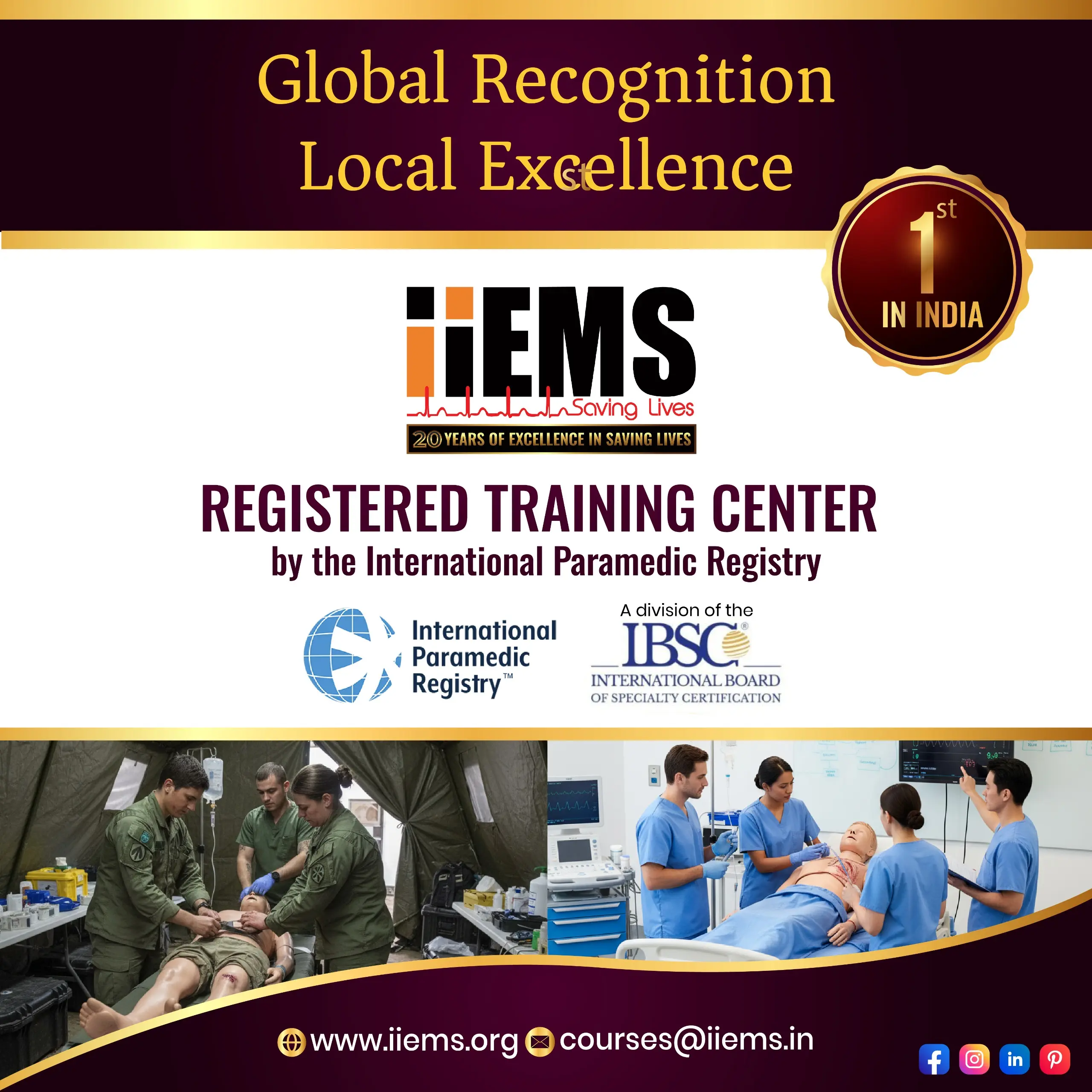 Train with the Best: India's #1 Institute for Paramedic Training!