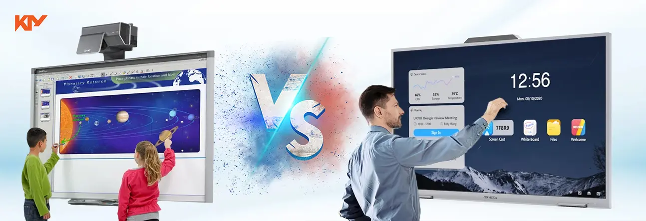Why is Interactive Flat Panel Display better than traditional whiteboard-projector setup?
