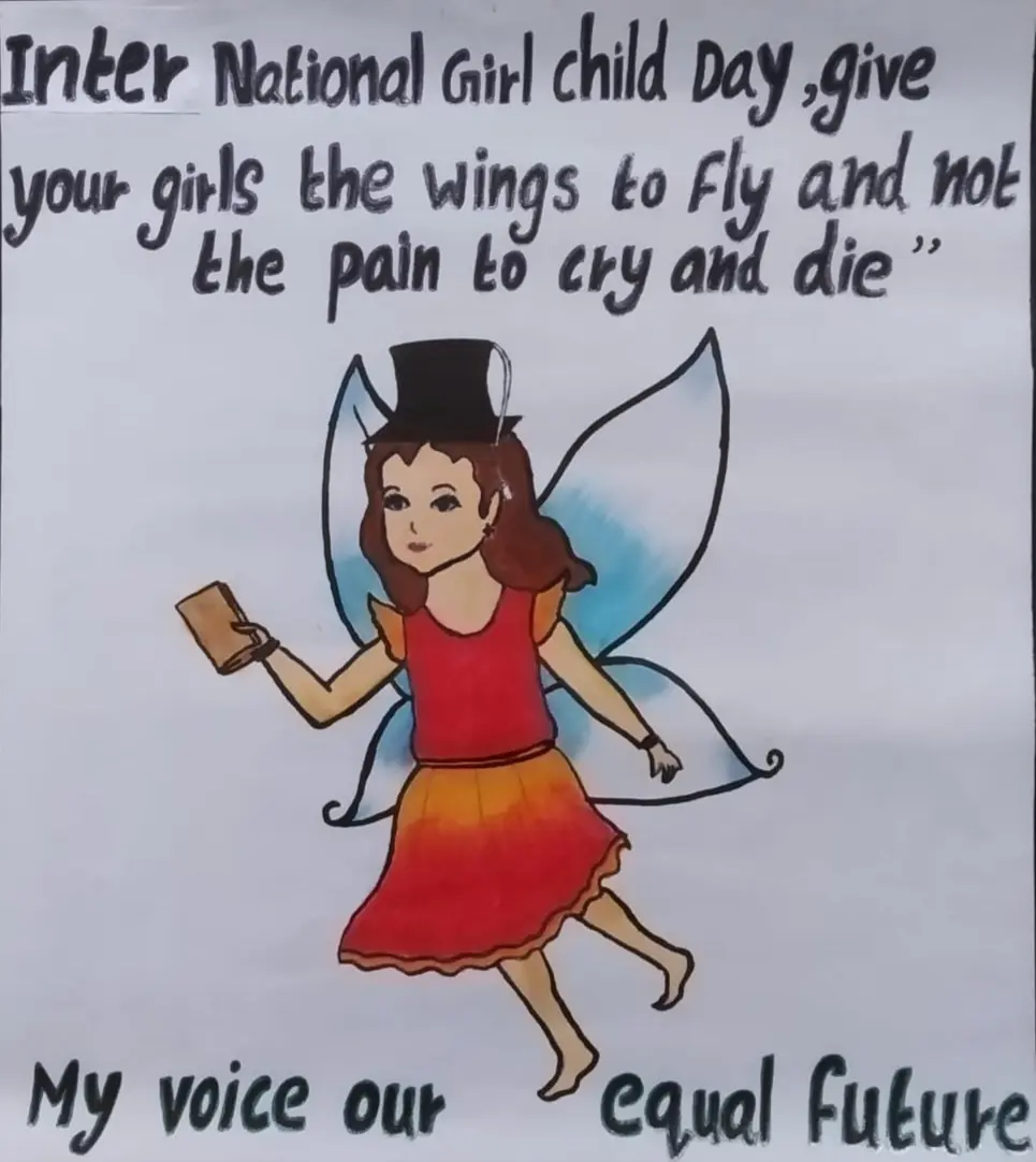 Give girls the wings to fly, not the pain to cry and die. Happy National  Girl Child Day!  Android:…