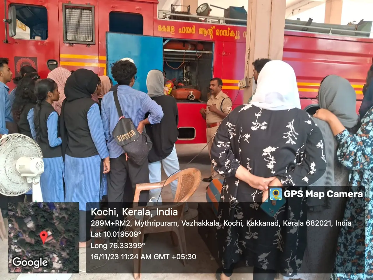 BA Extension Activity at Fire station on 16-11-2023