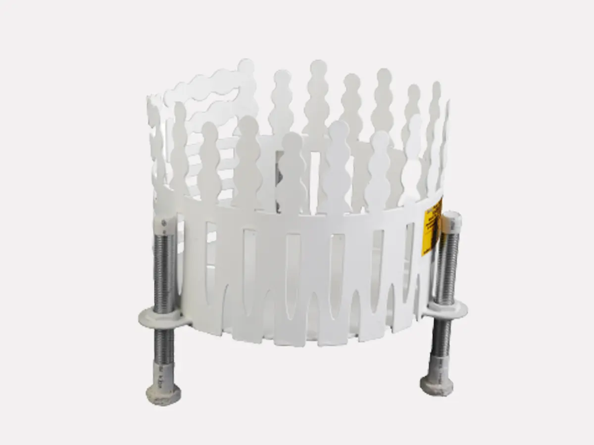 Sump pump caged stand