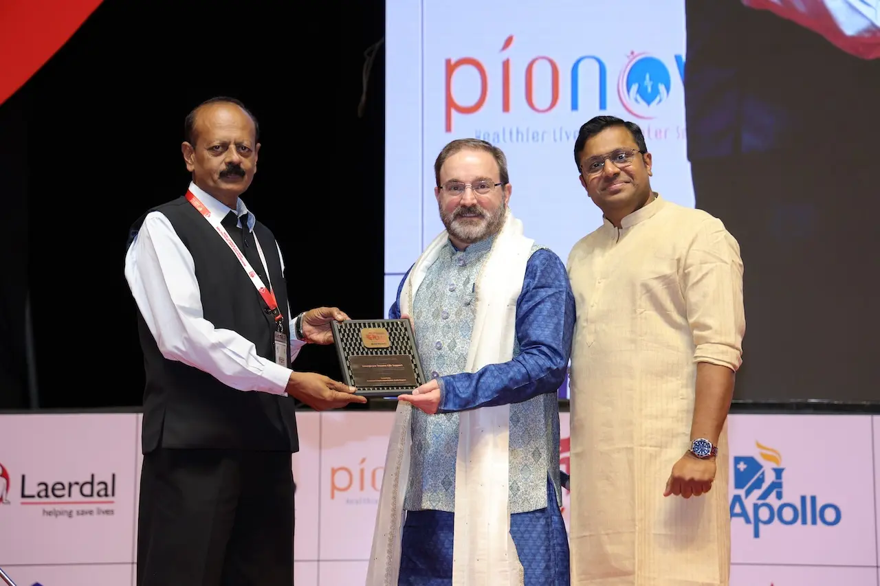 Recognition award from the American Heart Association received by General Manager Mr. Girish AR.