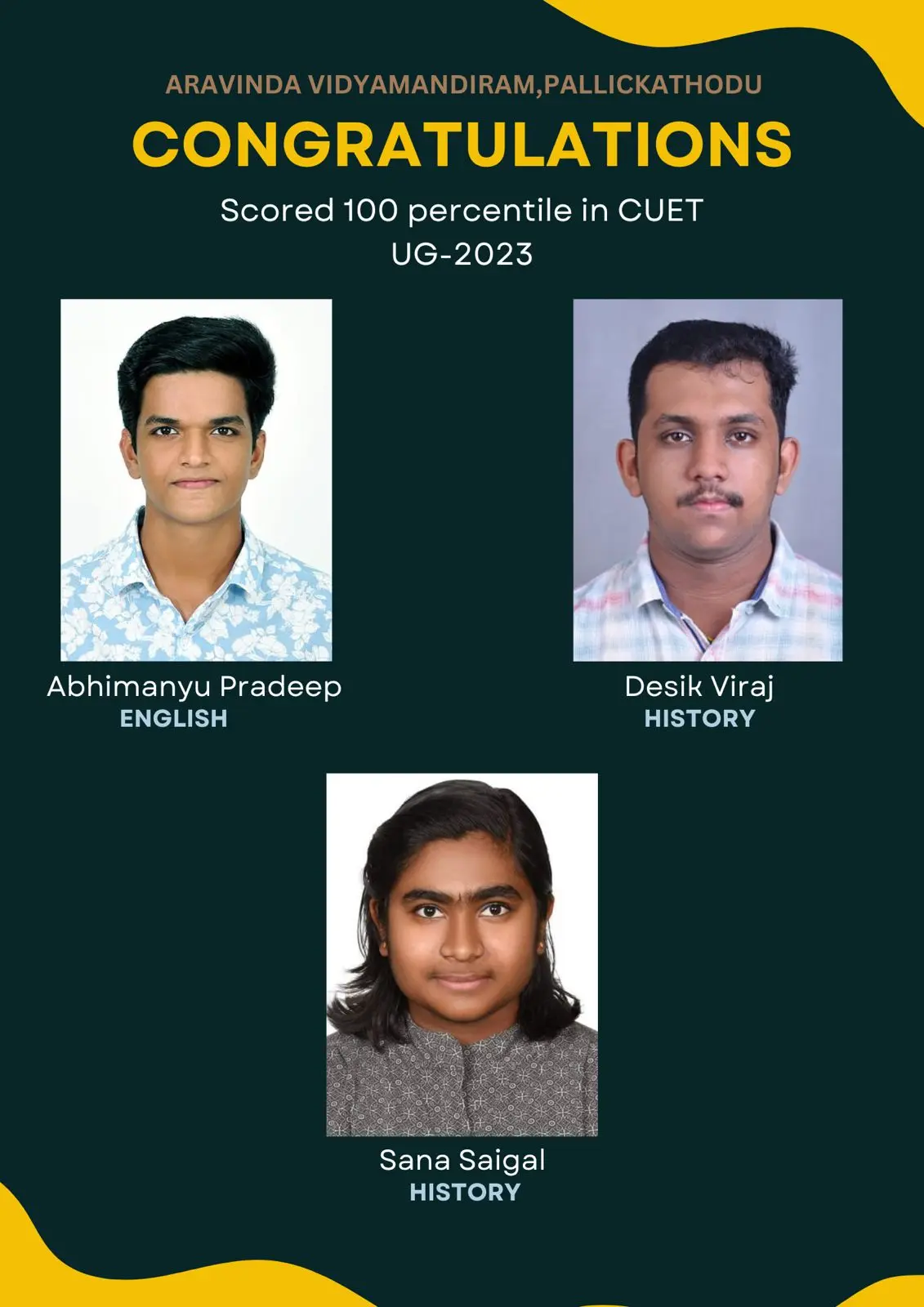 Congratulations To CUET Winners