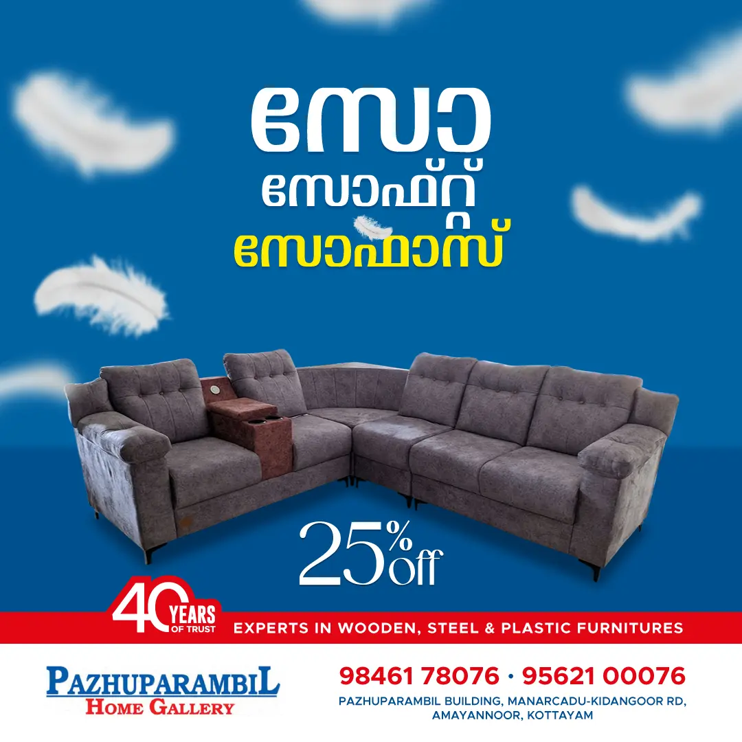  Soft Sofas are Available at 25% off