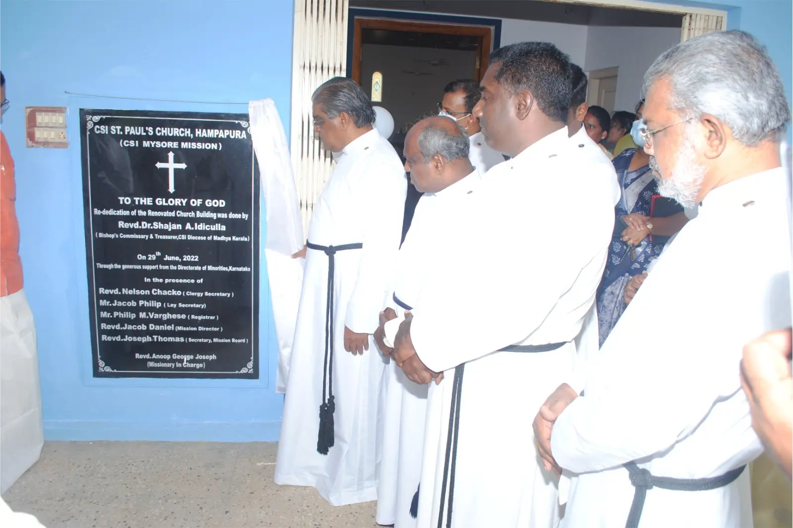 Dedication of the Compound Wall, Front Arch Gate and Rededication of the Renovated Mission Chapel