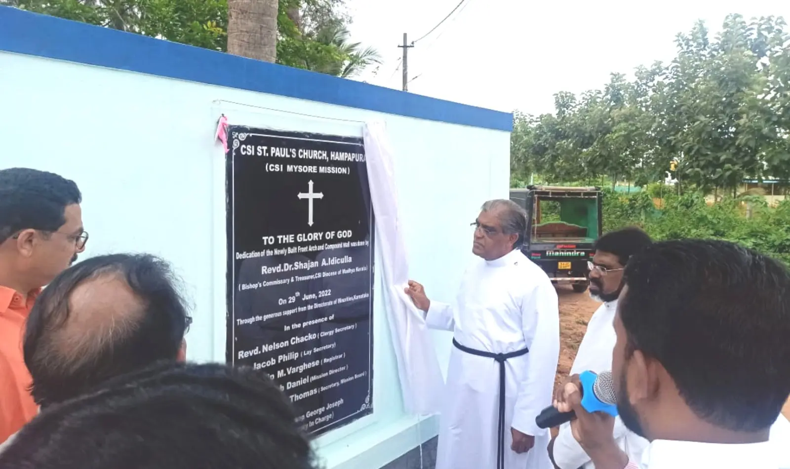 Dedication of the Compound Wall, Front Arch Gate and Rededication of the Renovated Mission Chapel