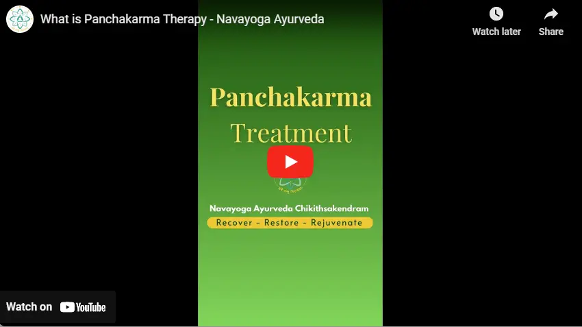 Panchakarma Therapy - Navayoga Ayurveda