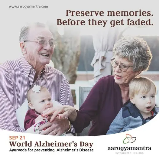 Alzheimer’s steals memories. Ayurveda helps preserve them. . !