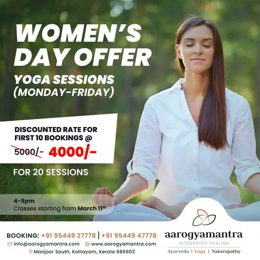 Women's Day Yoga Sessions Offers 