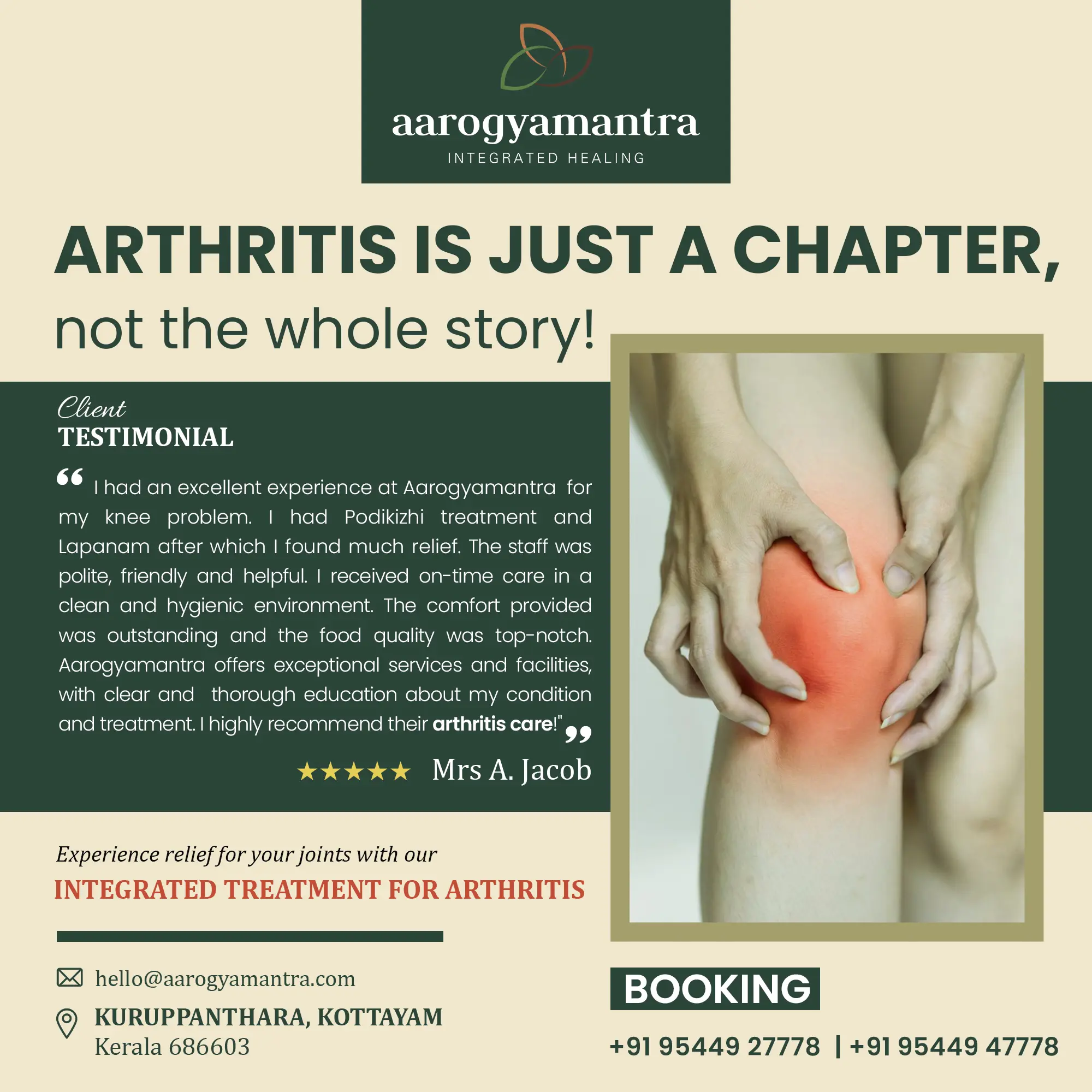 Arthritis Care: A Holistic Healing Approach