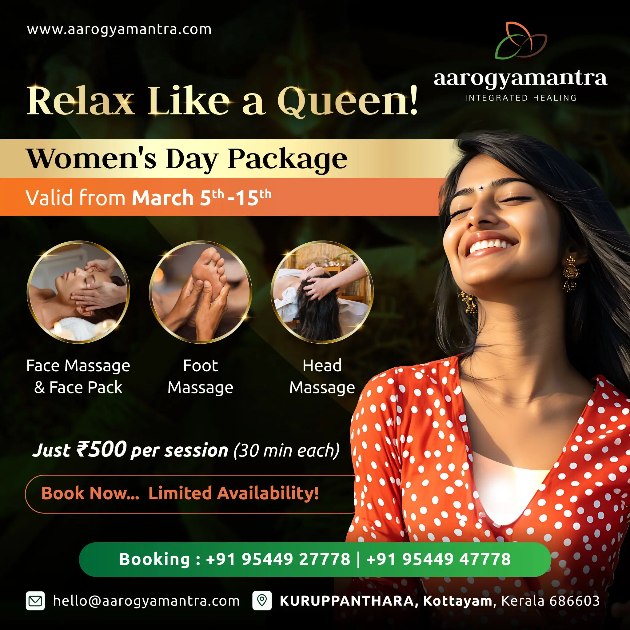 Women's Day Wellness Treat – Relax Like a Queen!