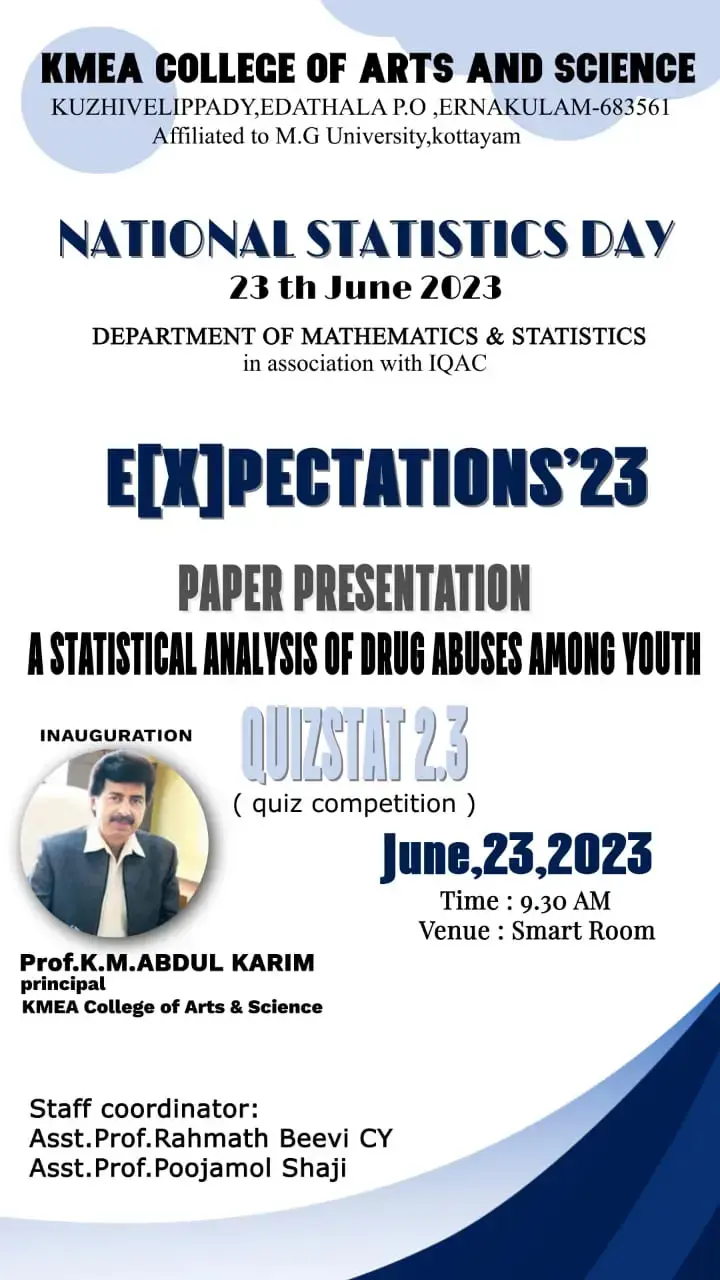 National Statistics Day 23-06-2023