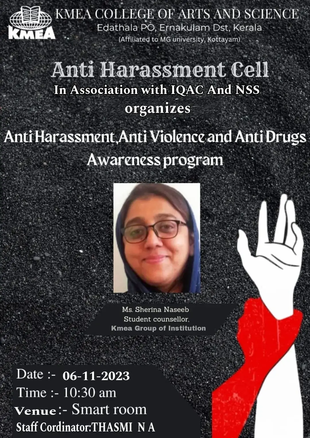 Anti Harassment Cell Awareness Program on 06-11-2023