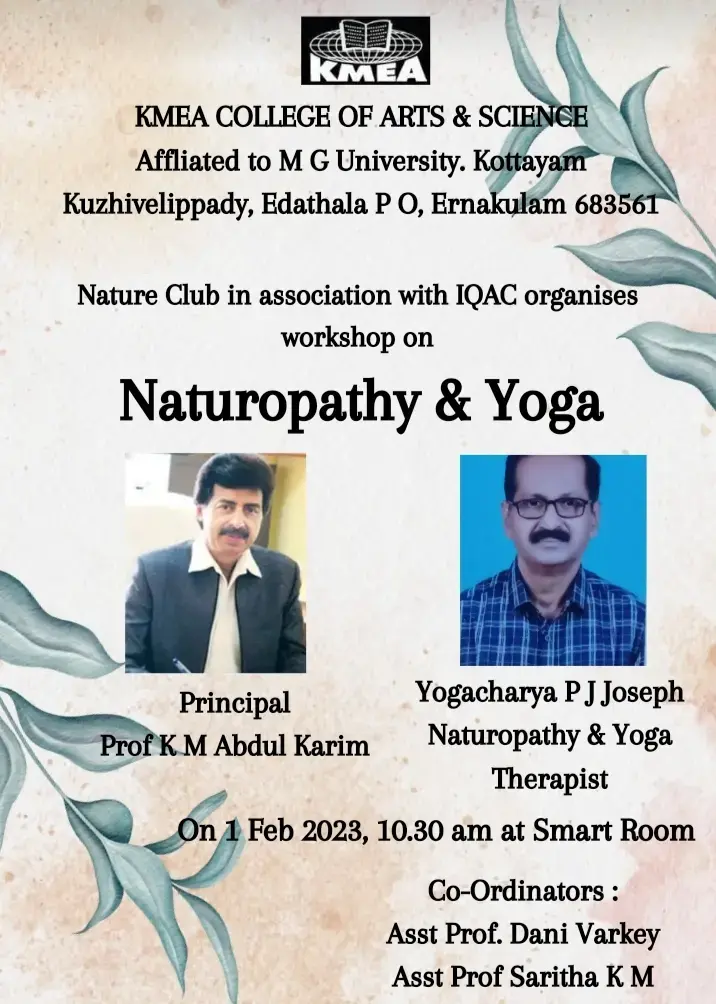 Seminar on Naturopathy & Yoga  01-02-2023