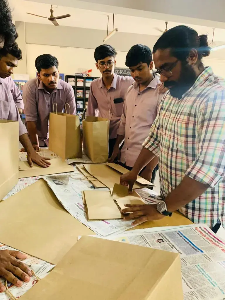 A Workshop on Paper Bag Making 11.11.2022