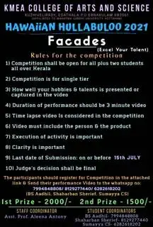 Online Competitions for Plus Two Students HAWAIIAN HULLABULOO 2021