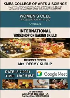 International Workshop on Baking Skills