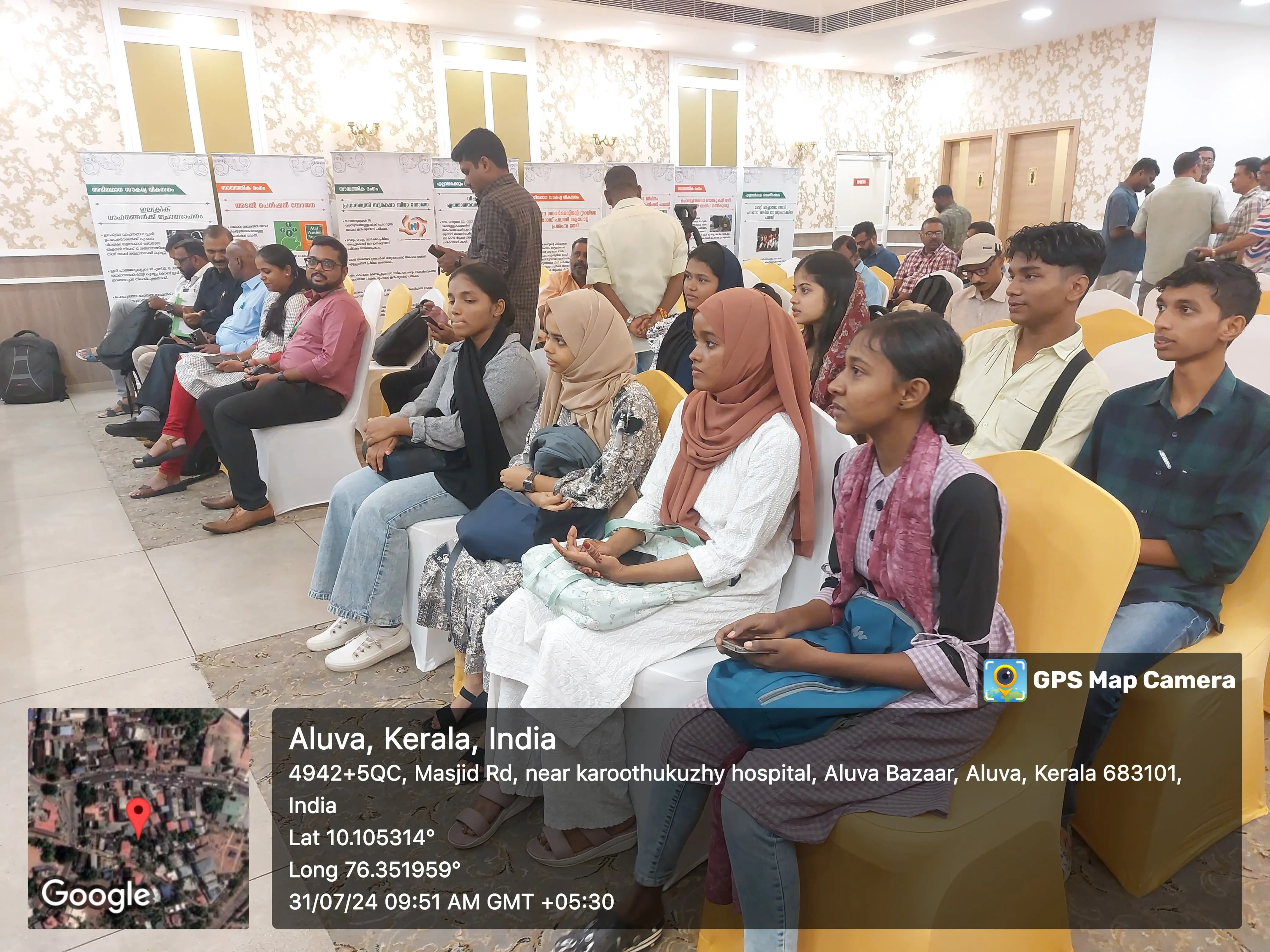 Final BA(English)students, participating Media Work Shop at Ernakukam Press Club on 31-07-2024