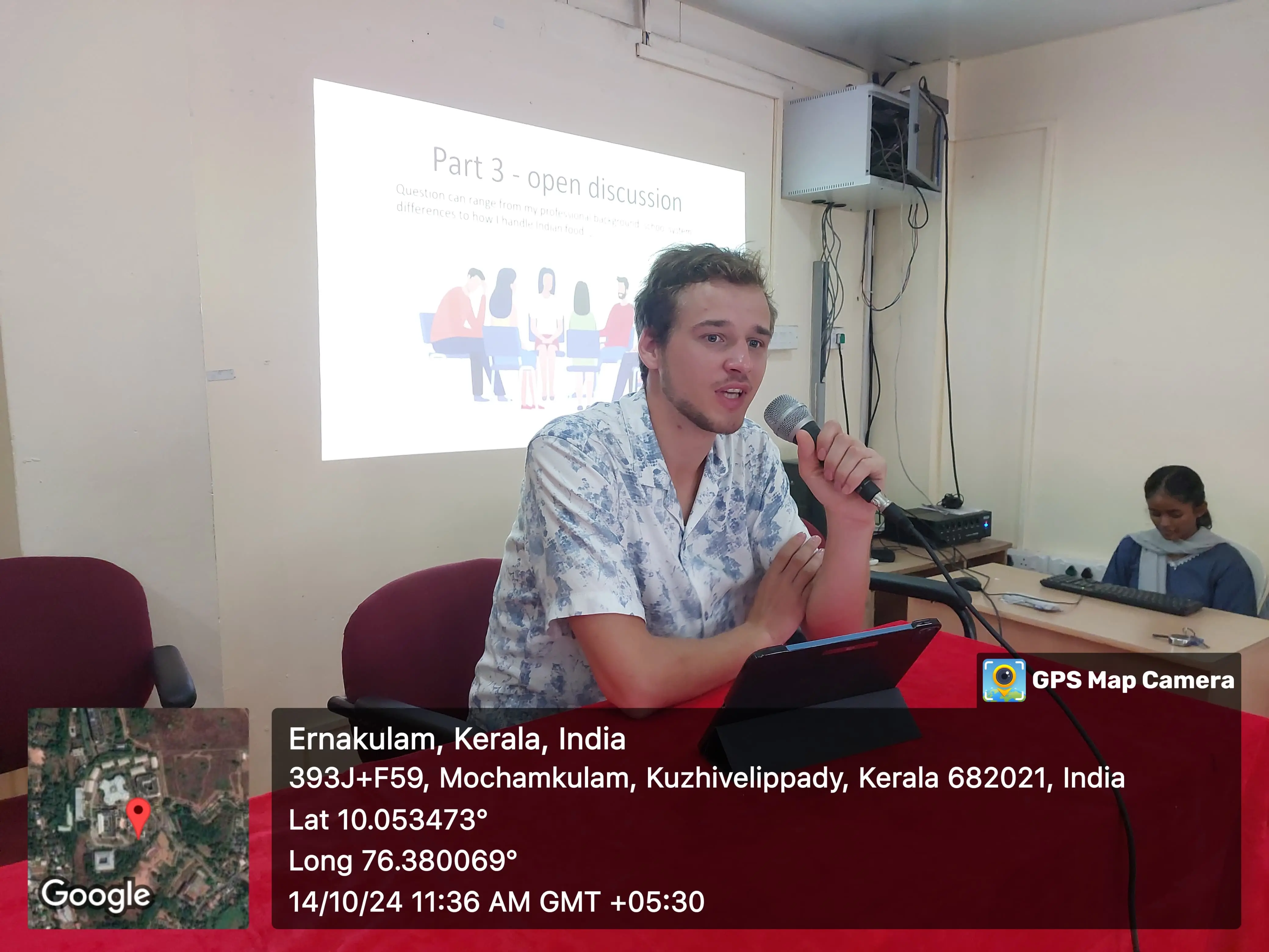 INTERACTIVE SESSIONS with Mr. Filip Kral,  Czech Republic.. Dept of English.. 14/10/2024