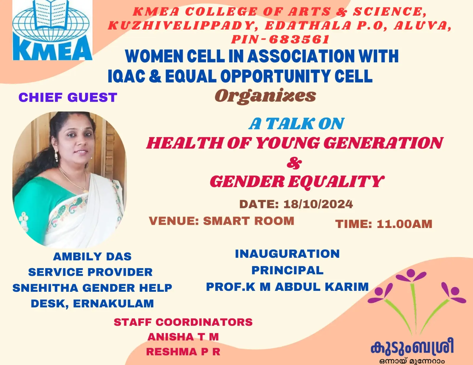 A TALK ON HEALTH OF YOUNG GENERATION AND GENDER EQUALITY 18.10.2024