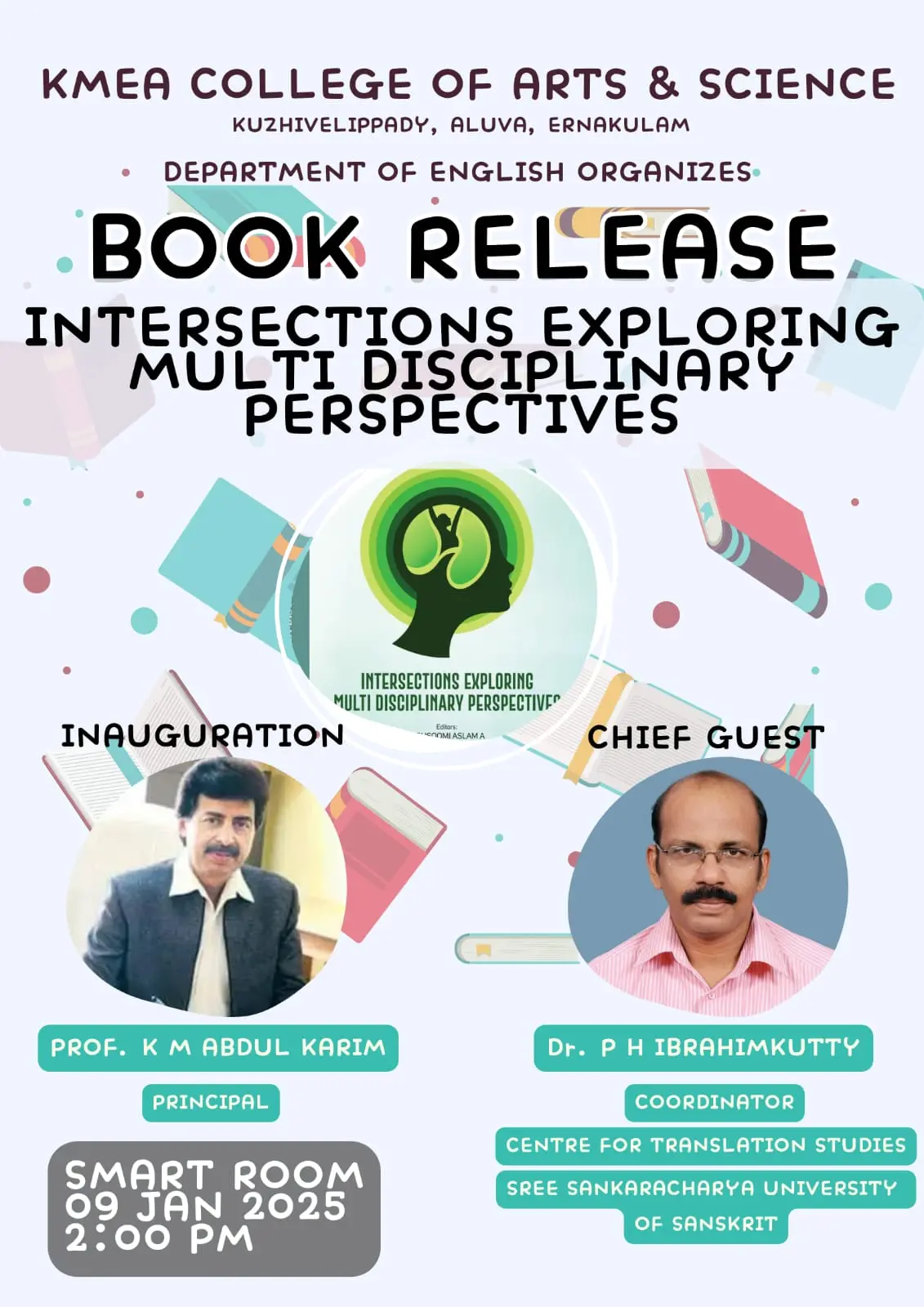 Dept of BA (English) -ACADEMIC BOOK RELEASE - on 09/01/2025.