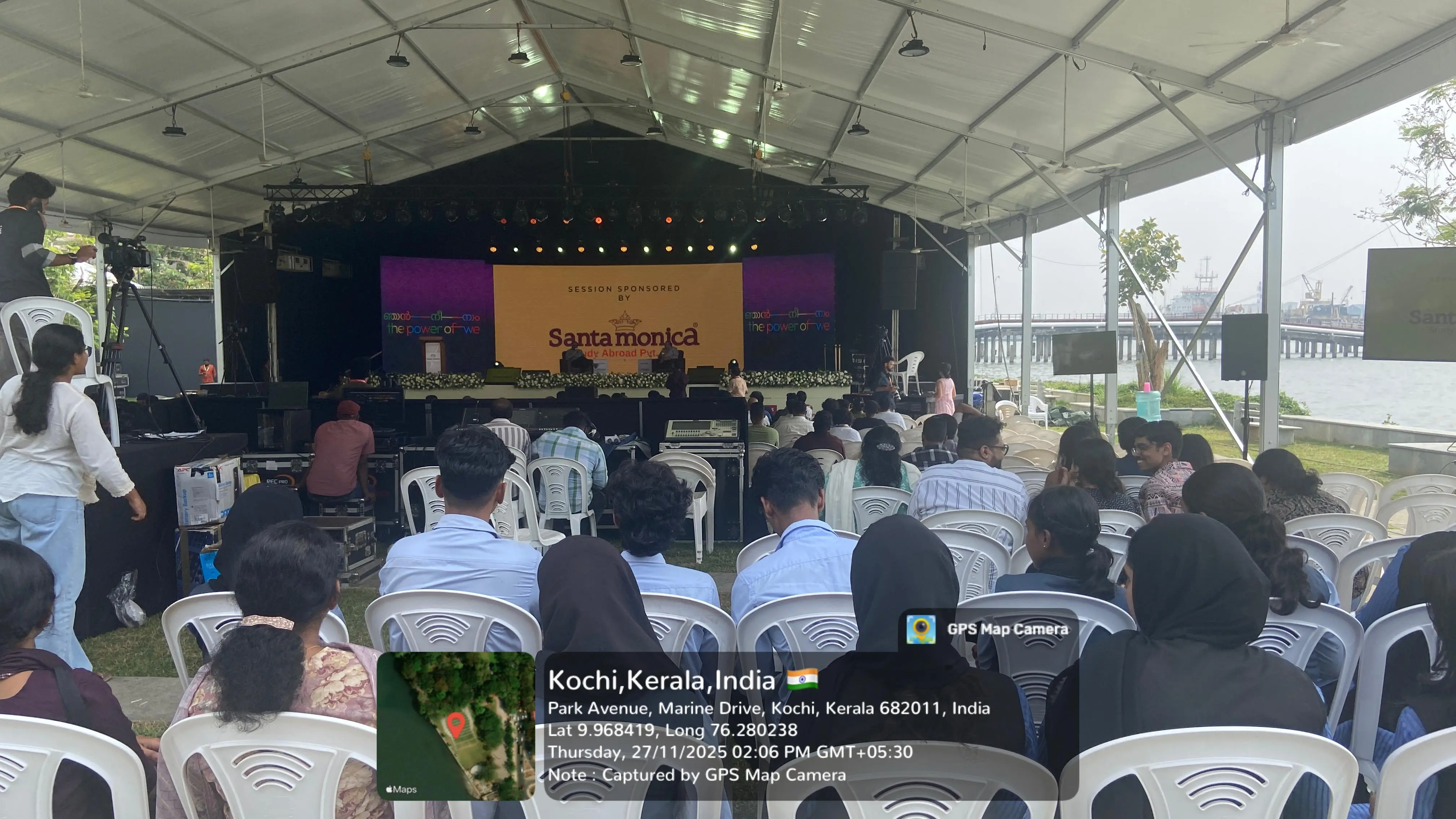 27/11/2025 Students of English Department attended Horthus Literature Festival organized by Manorama at Subash park &  Rajendra Maidan, Ernakulam.