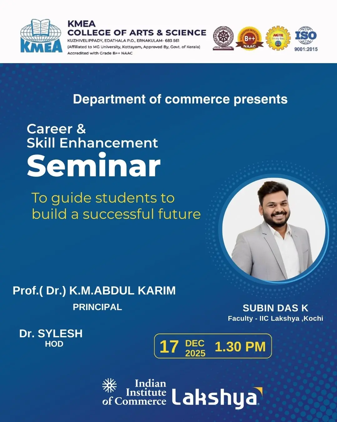 17/12/2025..Career Guidance Program, Dept. of Commerce 